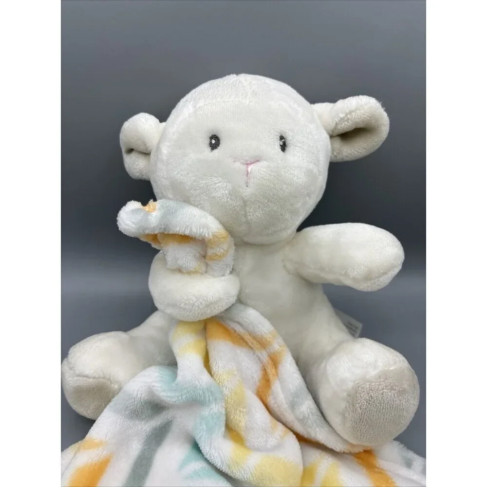 Little Miracles‎ Lamb Plush Lovey Security Blanket Cuddle Toy